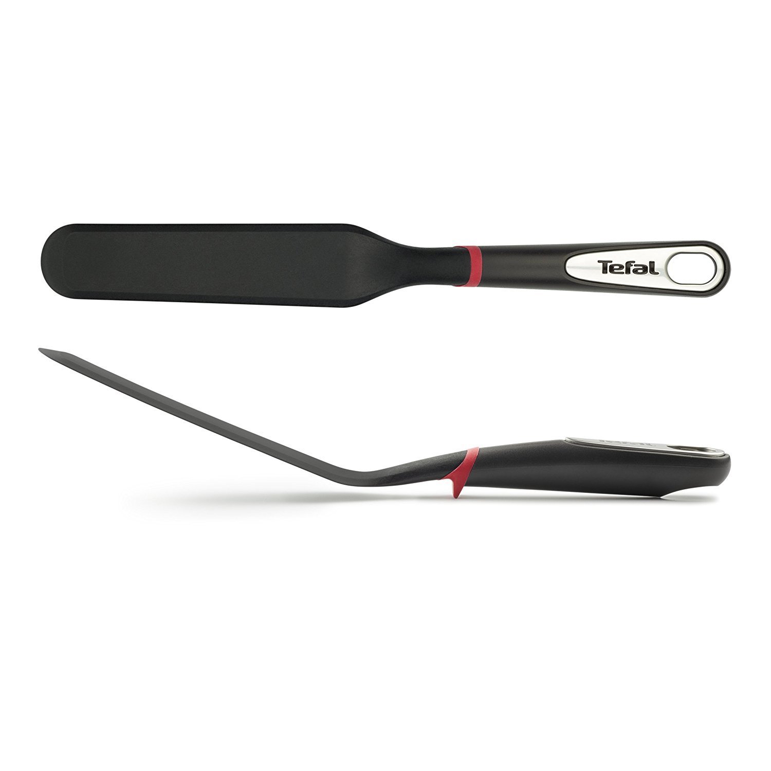 Лопатка для блинов Tefal Ingenio K2060914 силиконовая Black 38,1 x 9,2 x 7,2 см, фото №1