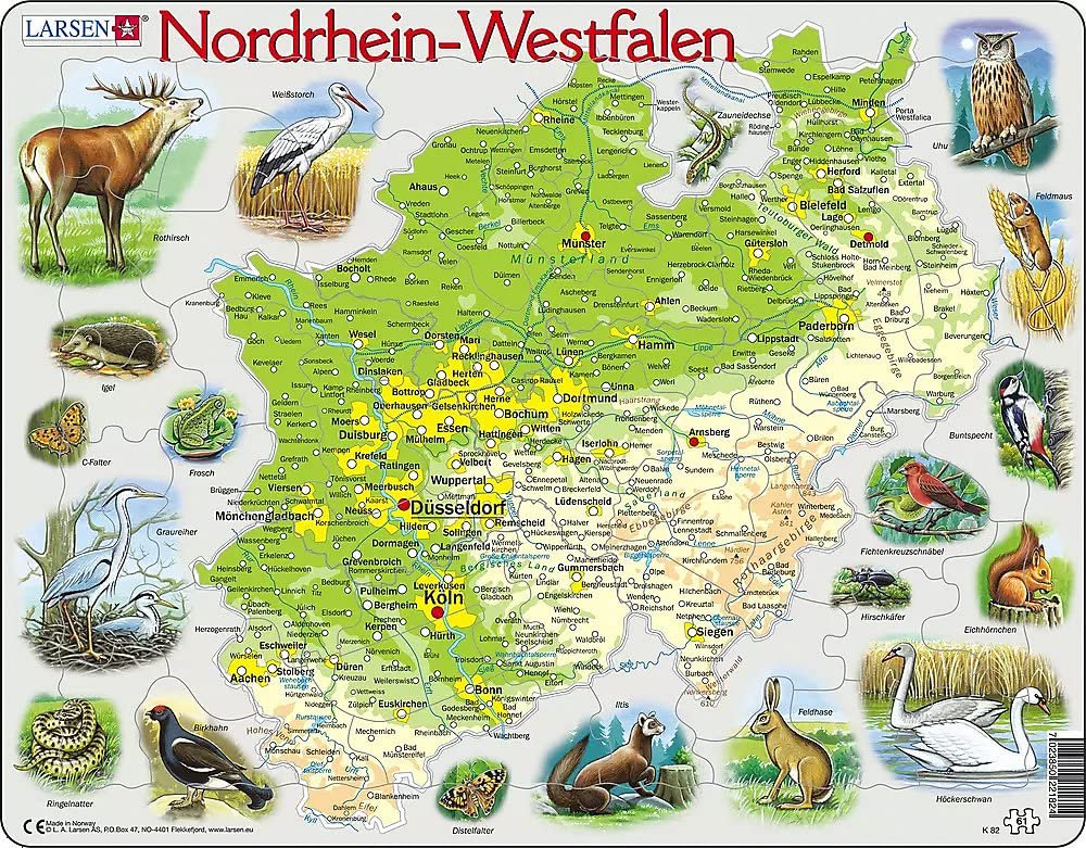 Пазл Nordhrein-Westfalen, фото №1