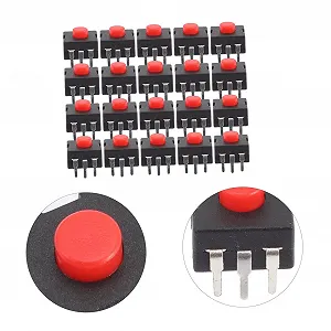 Аксессуары для фонаря OSALADI 3 шт. Кнопка для фонаря 20 шт. x 3 synthetic.ua - Фото 1