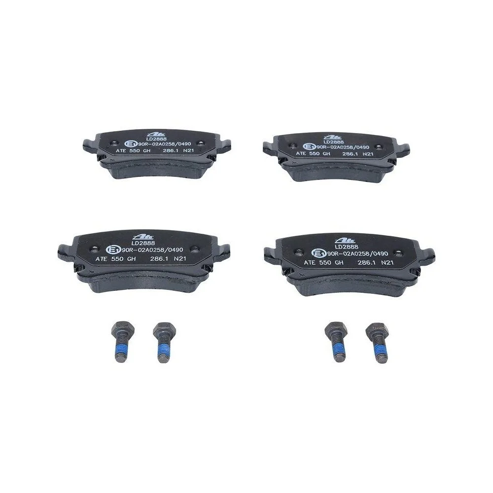 Комплект гальмівних колодок дискового гальма ATE Ceramic 13.0470-2888.2 для VAG, фото №1 Комплект гальмівних колодок дискового гальма ATE Ceramic 13.0470-2888.2 для VAG, фото №1