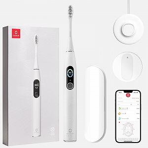 Електрична Зубна Щітка Oclean X Pro Elite Smart Mute Sonic + Oclean BB01 Дорожній Футляр для Електричної Зубної Щітки Сірий - Фото 1