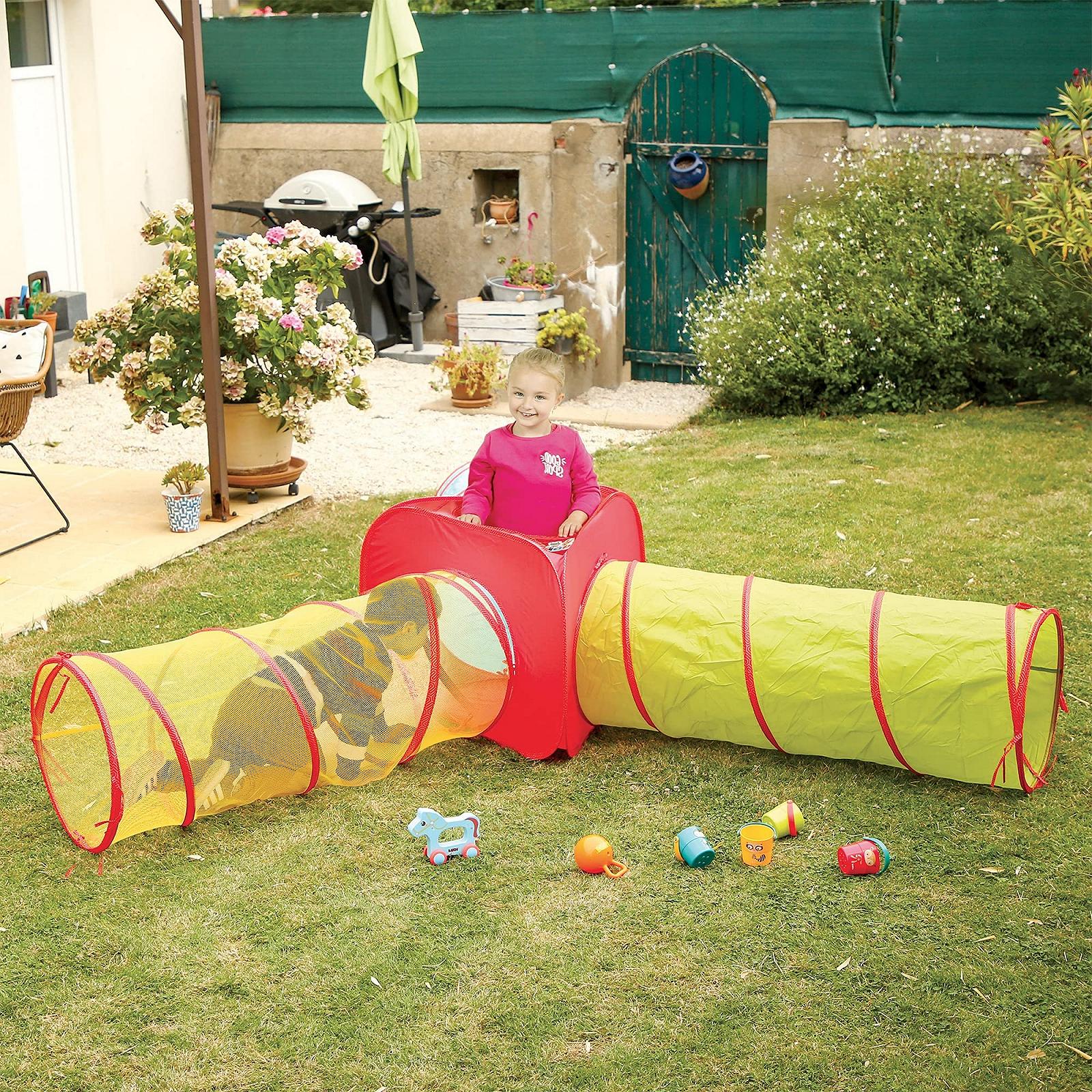 Туннель игровой LUDI Combinable Pop-up, набор из 3 туннелей, фото №3