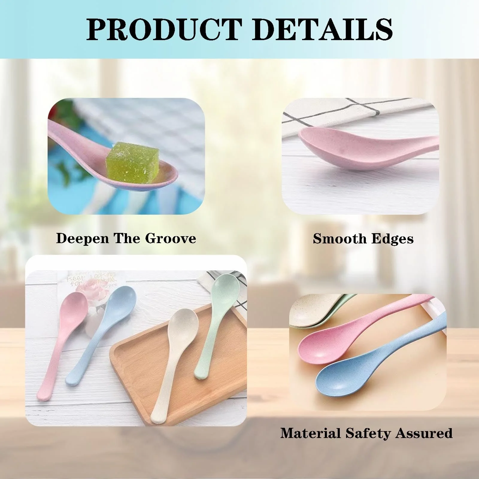 Ложки Пшеничні, Набір 6 шт, фото №3