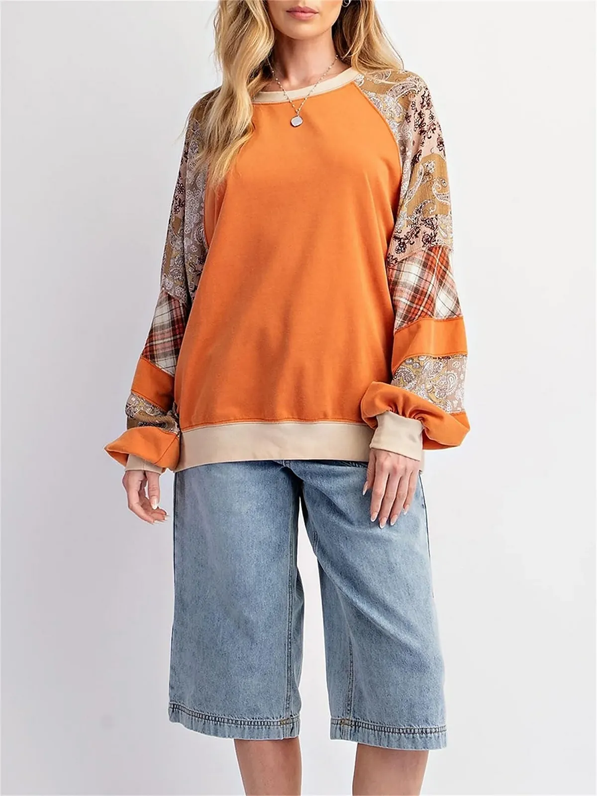 Світшот SANSIWU Y2K Вінтажний, оверсайз, з графічним принтом, фото №3 Світшот SANSIWU Y2K Вінтажний, оверсайз, з графічним принтом, фото №3