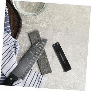 Точилка для ножей и ножниц Lurrose двухсторонняя портативная synthetic.ua - Фото 1