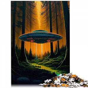 Пазл деревянный UFO Art 1000 деталей 50 x 75 см - Фото 1