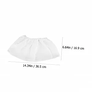 Мешок для пылесоса для маникюра Beaupretty, 6 шт., флис, белый synthetic.ua - Фото 1