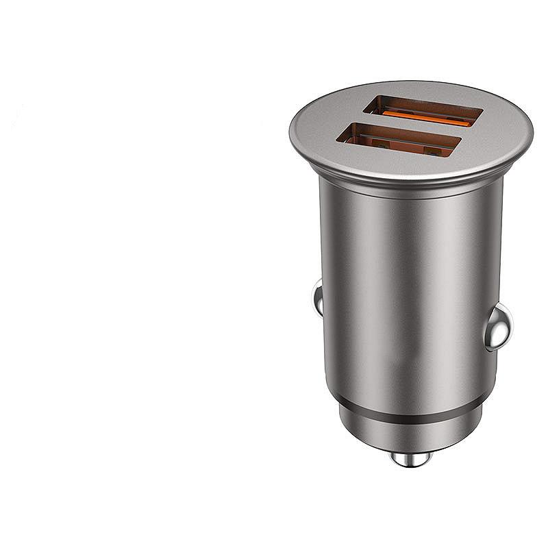 Автомобільний зарядний пристрій XPro NZ1 36w PD+QC 2USB сірий (37368-01), фото №2