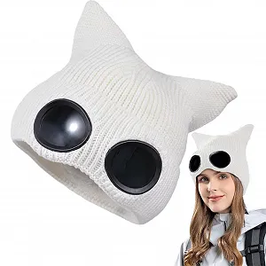 Шапка-ушанка с очками HunicandIU - Фото 1