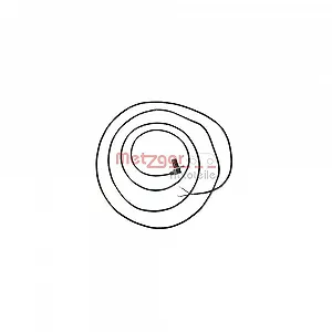 Датчик частоти обертання колеса METZGER 0900803 для MERCEDES-BENZ IKA, задня вісь - Фото 1