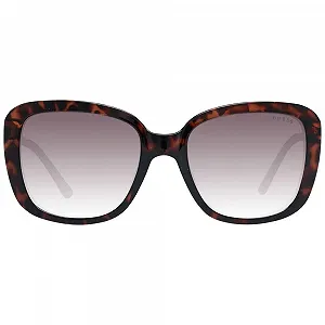 Сонцезахисні окуляри Квадратні Guess GF6138, Dark Havana/Brown Gradient, One Size synthetic.ua - Фото 1