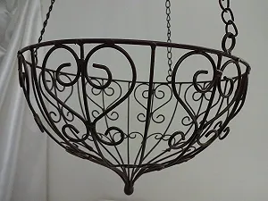 Подвесная корзина Kettecm металлическая 30х20х75 см - Фото 1