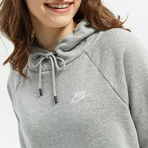 Худи Nike Essential Fleece Grey BV4124-063 S synthetic.ua - Фото 1