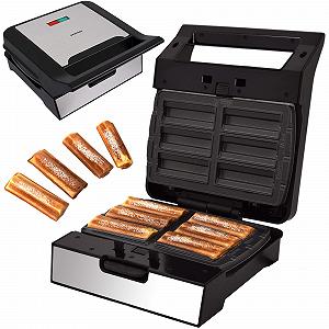 Аппарат для пончиков Syntrox Germany MM-1400W с пластинами для чуррос - Фото 1