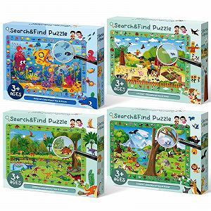 Набор пазлов 4-в-1 60 деталей - Фото 1