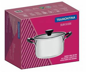 Каструля з нержавіючої сталі Tramontina Solar Silicone (1,8 л 16 см (62124/163) synthetic.ua - Фото 1