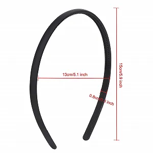 Пластиковый обруч Pack of 12 Черный synthetic.ua - Фото 1