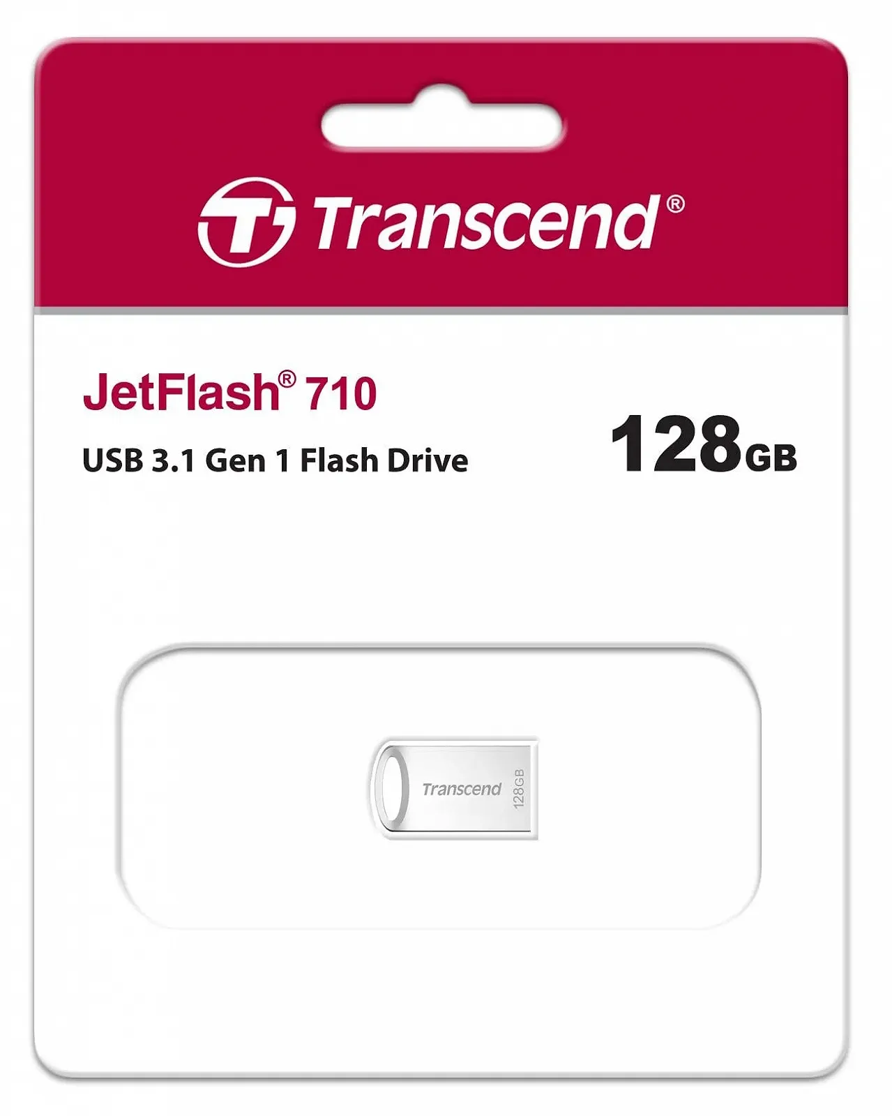 USB-накопичувач Transcend JetFlash 710 128GB USB 3.0 Silver, фото №5 USB-накопичувач Transcend JetFlash 710 128GB USB 3.0 Silver, фото №5