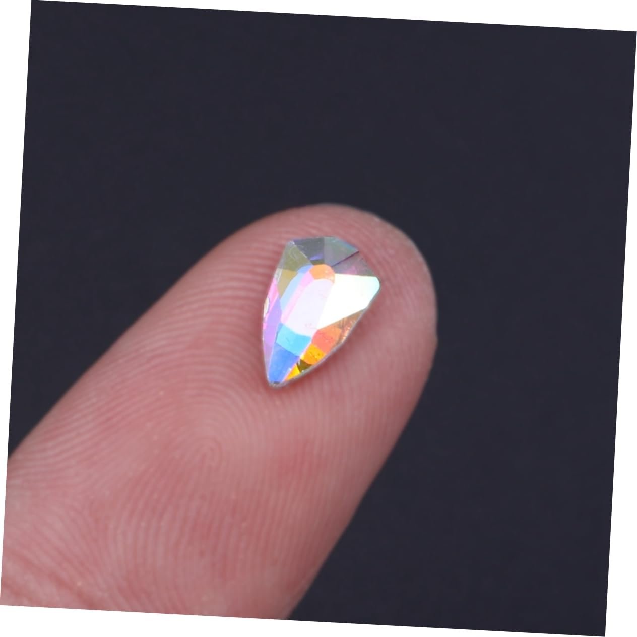 Прикраса для нігтів MAGICLULU 10 штук блискучий кристал, фото №6