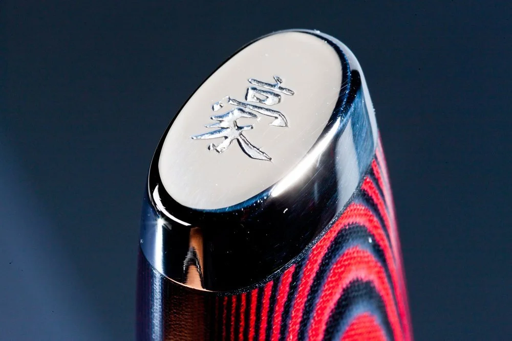 Нож универсальный Yaxell Super Gou 161 12 см - 161 слой дамасской стали, фото №5