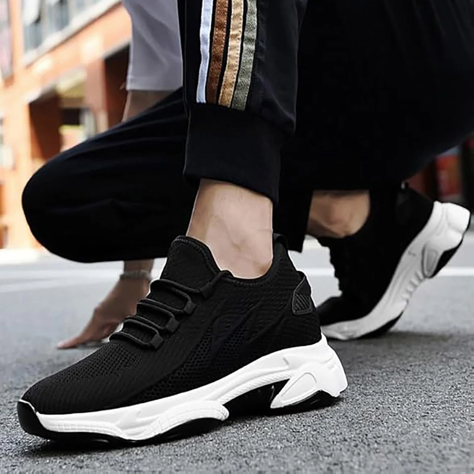 Кросівки DKLOVIFU Alpha Kicks SkyBoost Pro Чоловічі Кросівки на платформі для збільшення росту, фото №3