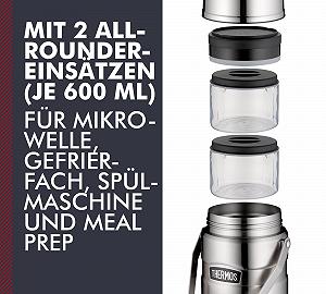 Термос для їжі Thermos STAINLESS KING 1,20 л Stainless Steel Silver synthetic.ua - Фото 1