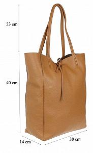 Женская сумка с открытым верхом Girly Handbags из натуральной кожи synthetic.ua - Фото 1