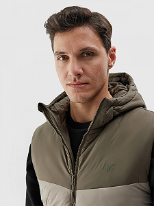 Безрукавка synthetic-fill down vest 4FWSS24TVJAM100-43S 4F Хакі S synthetic.ua - Фото 1