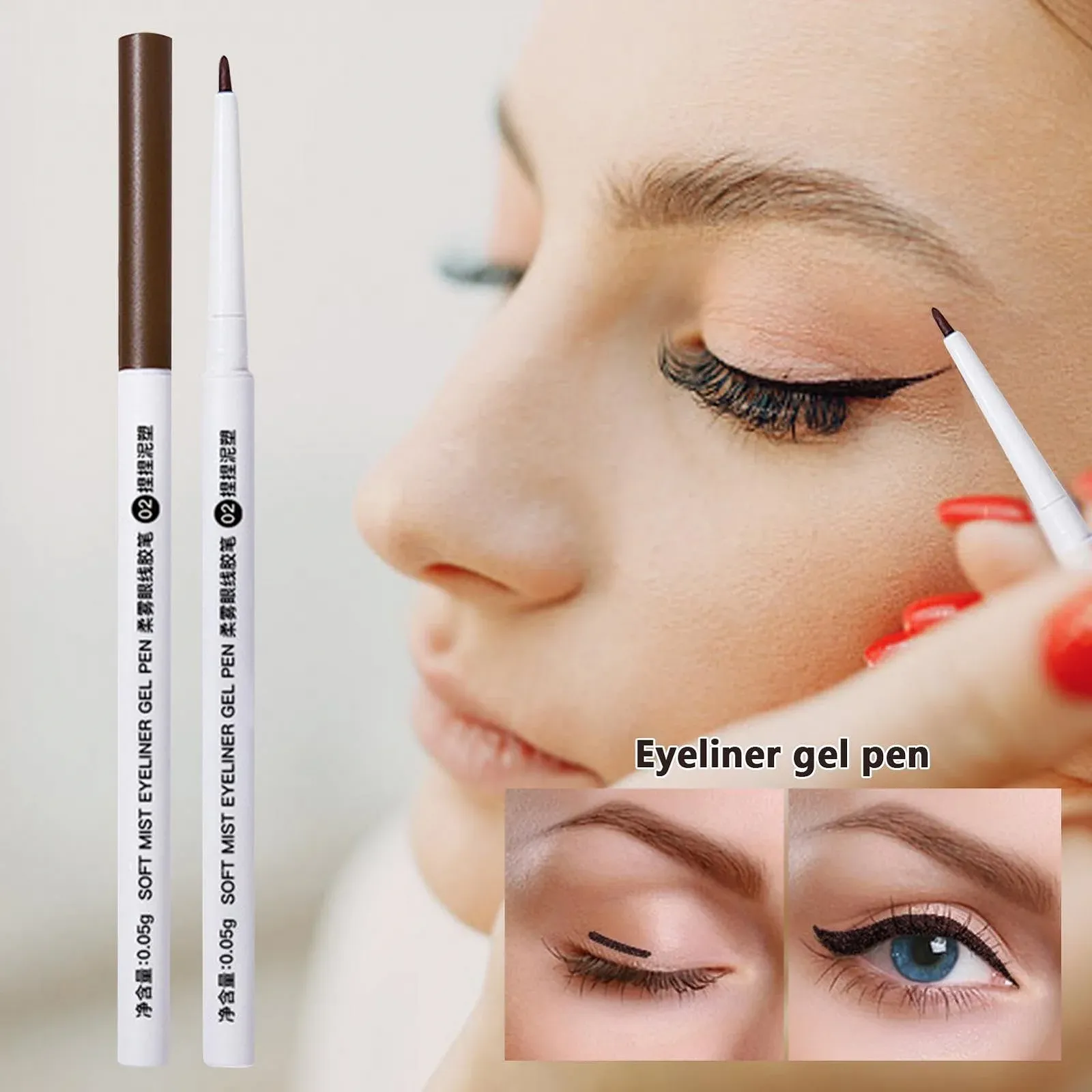 Підводка-фломастер Fowybe, стійка, водостійка, ультратонка, фото №3 Підводка-фломастер Fowybe, стійка, водостійка, ультратонка, фото №3