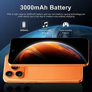 Смартфон Cell Phone 6.6" 2/16GB 3G Dual SIM Android 10.0 Orange synthetic.ua - Фото 1