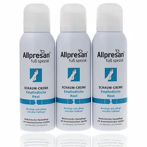 Крем-піна для ніг Allpresan Fuß Spezial No. 1 для чутливої шкіри 125 мл (3 шт) - Фото 1