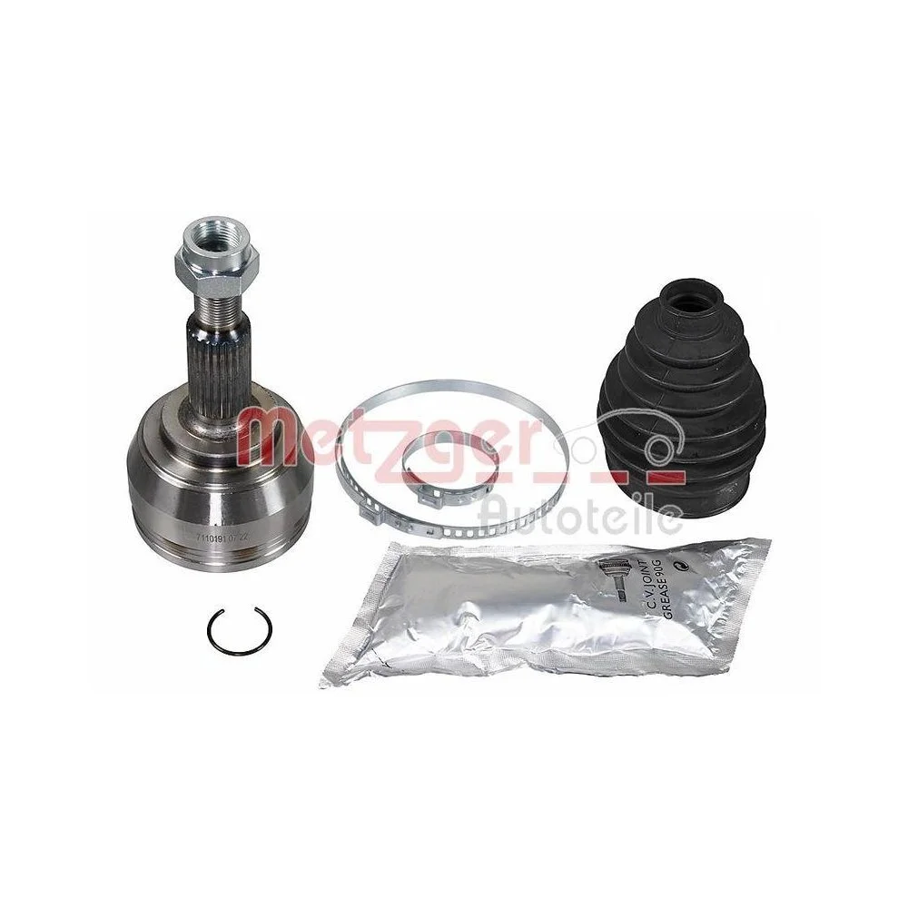 Комплект ШРУСа METZGER 7110191 для RENAULT передний мост слева, фото №1