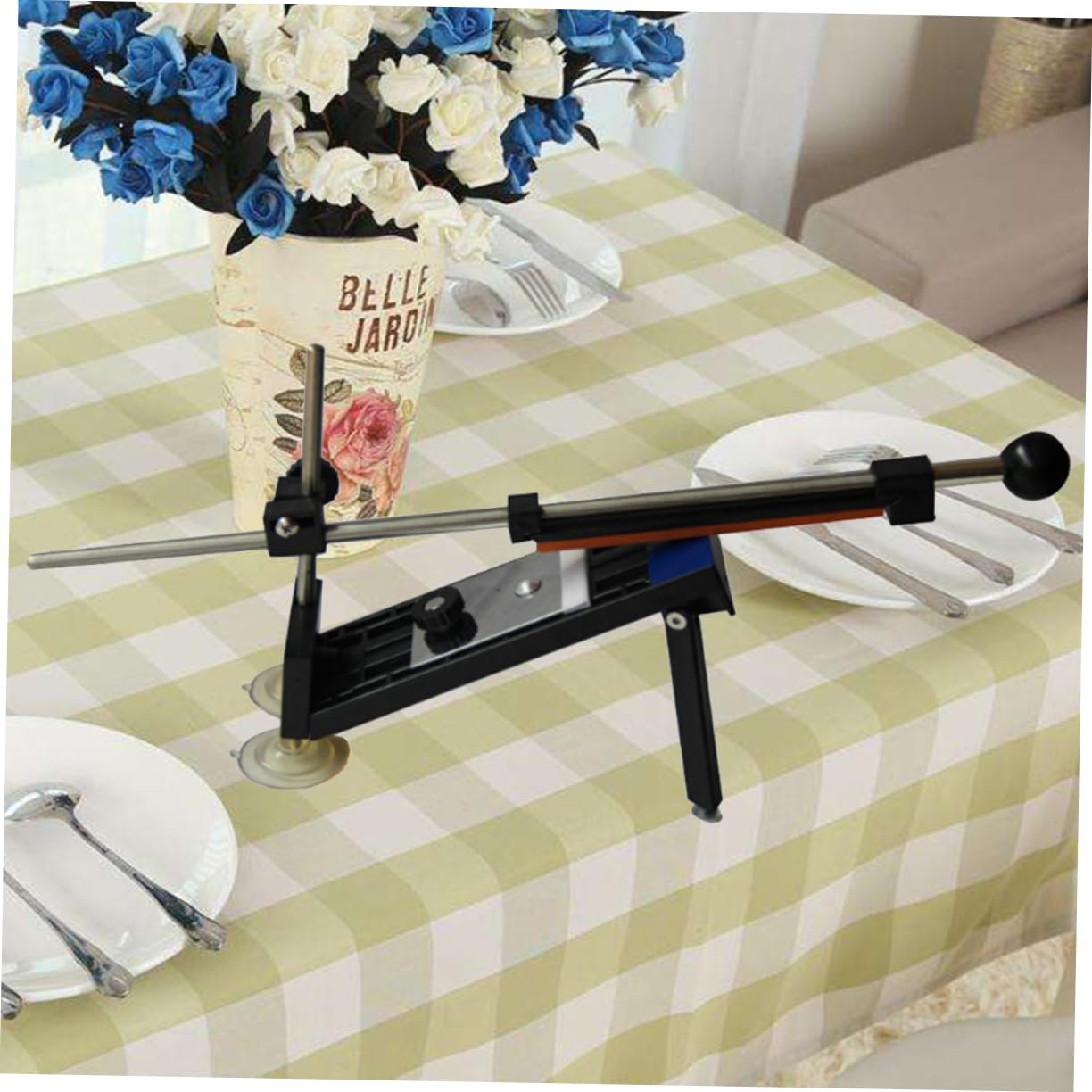 Набір для заточування ножів Zerodeko професійний з фіксованим кутом та каменями 180#, 400#, 800#, 1500#, фото №4 Набір для заточування ножів Zerodeko професійний з фіксованим кутом та каменями 180#, 400#, 800#, 1500#, фото №4