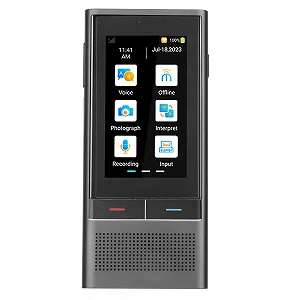 Переводчик Голоса WiFi 2-сторонний Портативный 1GB 16GB 2.8-дюймовый цветной сенсорный экран Поддерживает 138 языков 4G - Фото 1