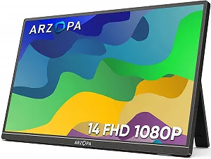 Купити Монітор портативний 14" ARZOPA A1S Full HD IPS 60 Гц - Фото 1 Монітор портативний 14" ARZOPA A1S Full HD IPS 60 Гц - Фото 1