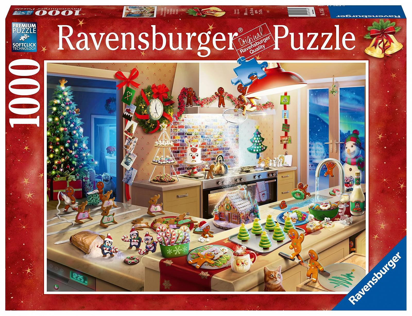 Пазл Ravensburger Christmas Bakery 17563 1000 деталей Рождественский, фото №1 Пазл Ravensburger Christmas Bakery 17563 1000 деталей Рождественский, фото №1