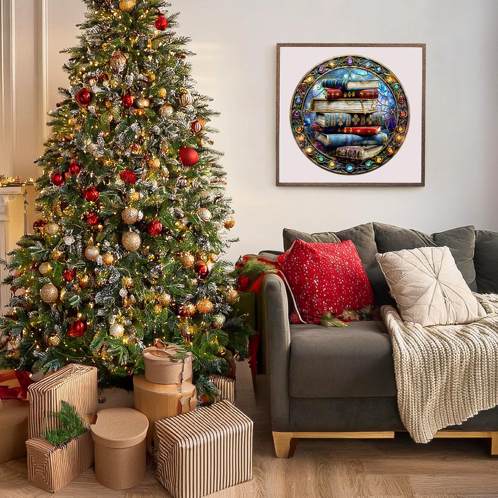 Дерев'яний пазл Magic Book L 300 елементів 34 x 34 см, фото №2 Дерев'яний пазл Magic Book L 300 елементів 34 x 34 см, фото №2