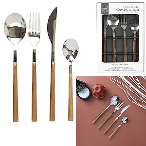 Набір столових приборів Home Deco Factory KA5991, 16 предметів synthetic.ua - Фото 1