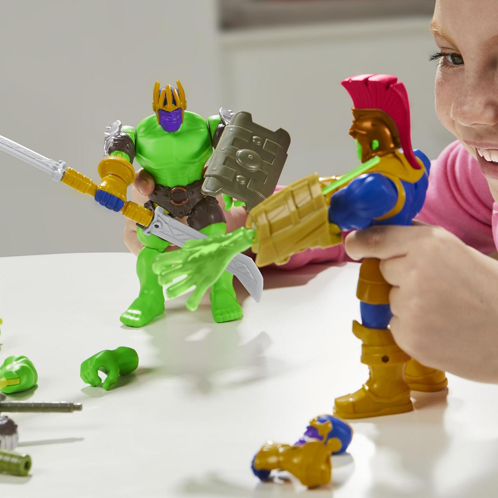 Фігурка Hulk Marvel MixMashers Deluxe з аксесуарами, фото №9