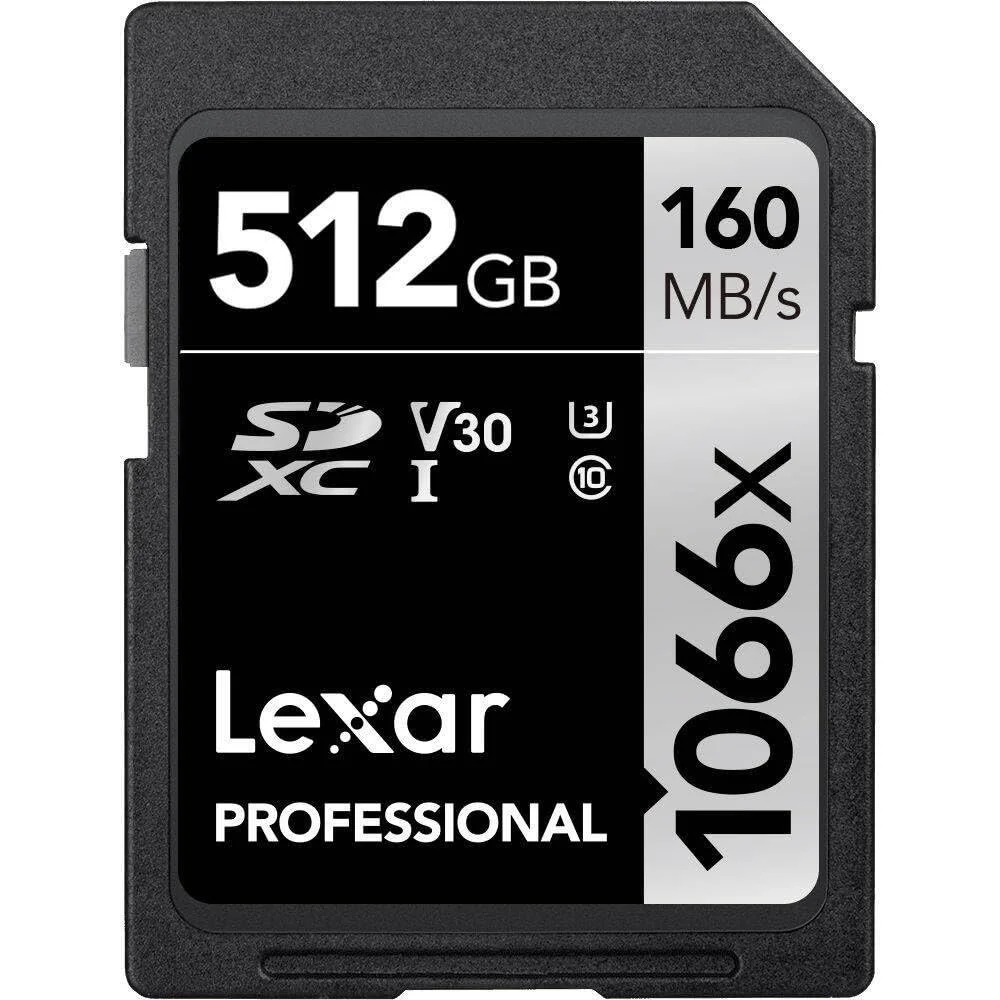 Карта пам'яті Lexar 1066x 512 ГБ SDXC V30 U3, фото №1 Карта пам'яті Lexar 1066x 512 ГБ SDXC V30 U3, фото №1