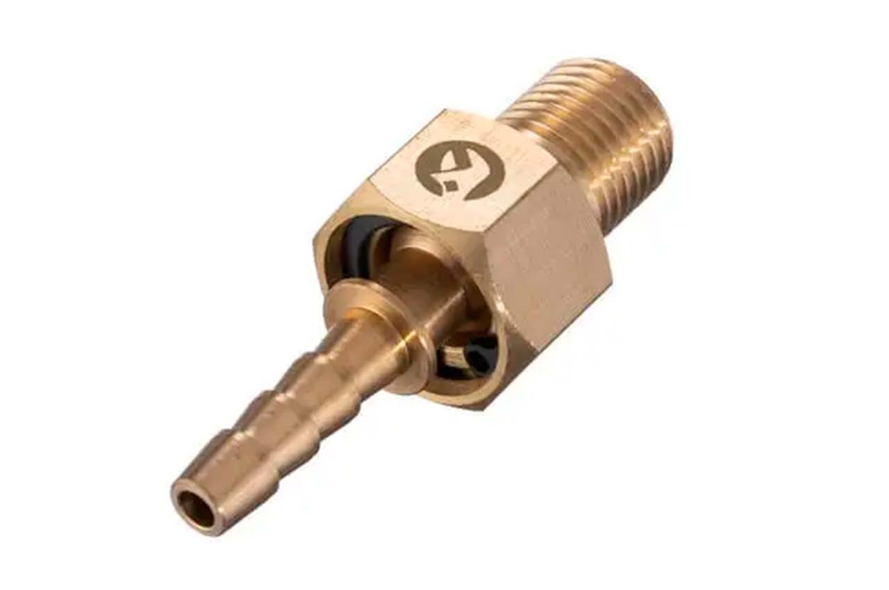 Шарнір поворотний Intertool-Storm зовнішній резьба 1/4" на шланг 6 мм, фото №2