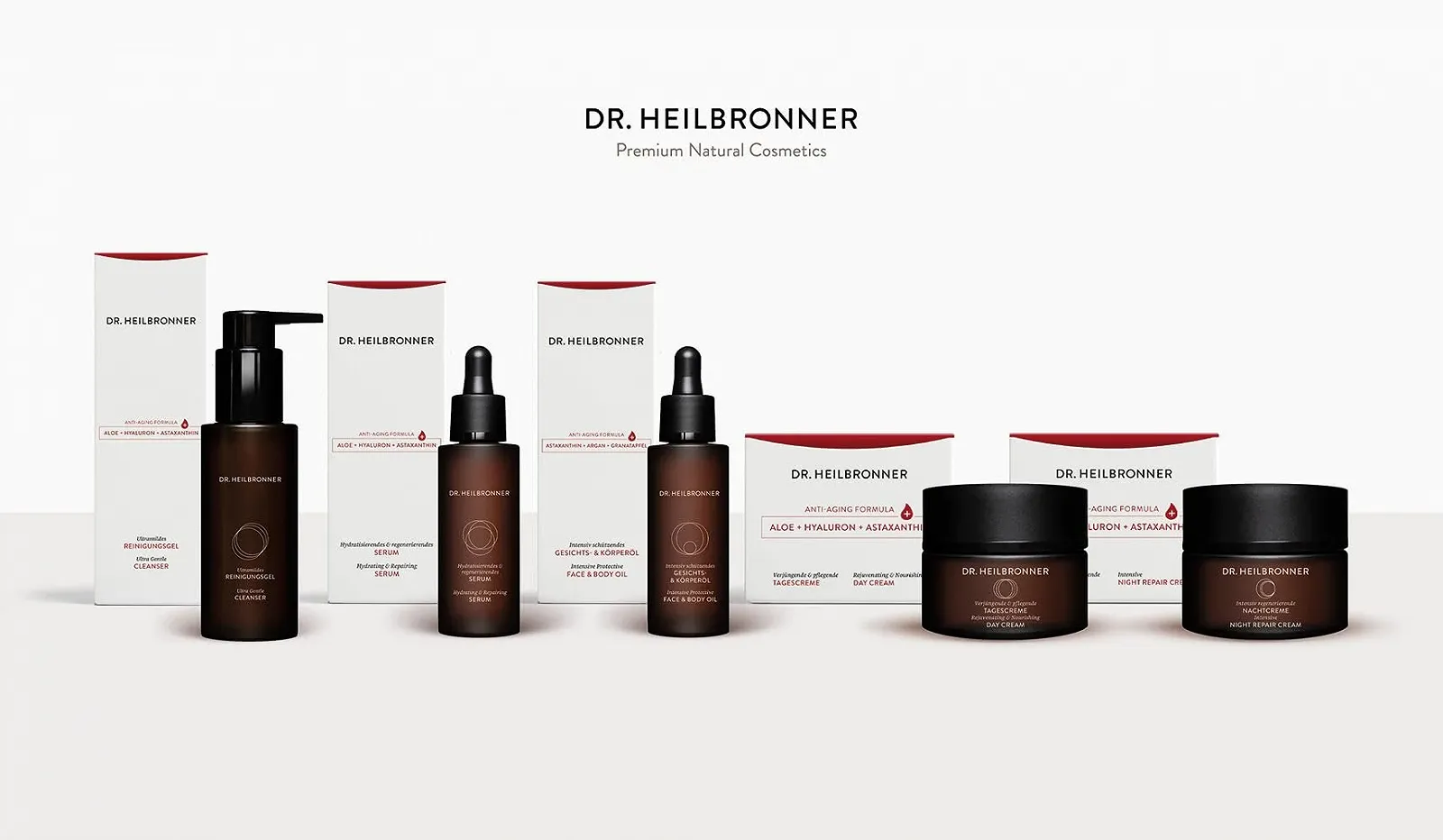 Денний крем Dr. Heilbronner Organic Anti-Ageing з гіалуроновою кислотою, алое вера, астаксантином, мигдальною олією та олією жожоба зволожувальний 50 мл, фото №4
