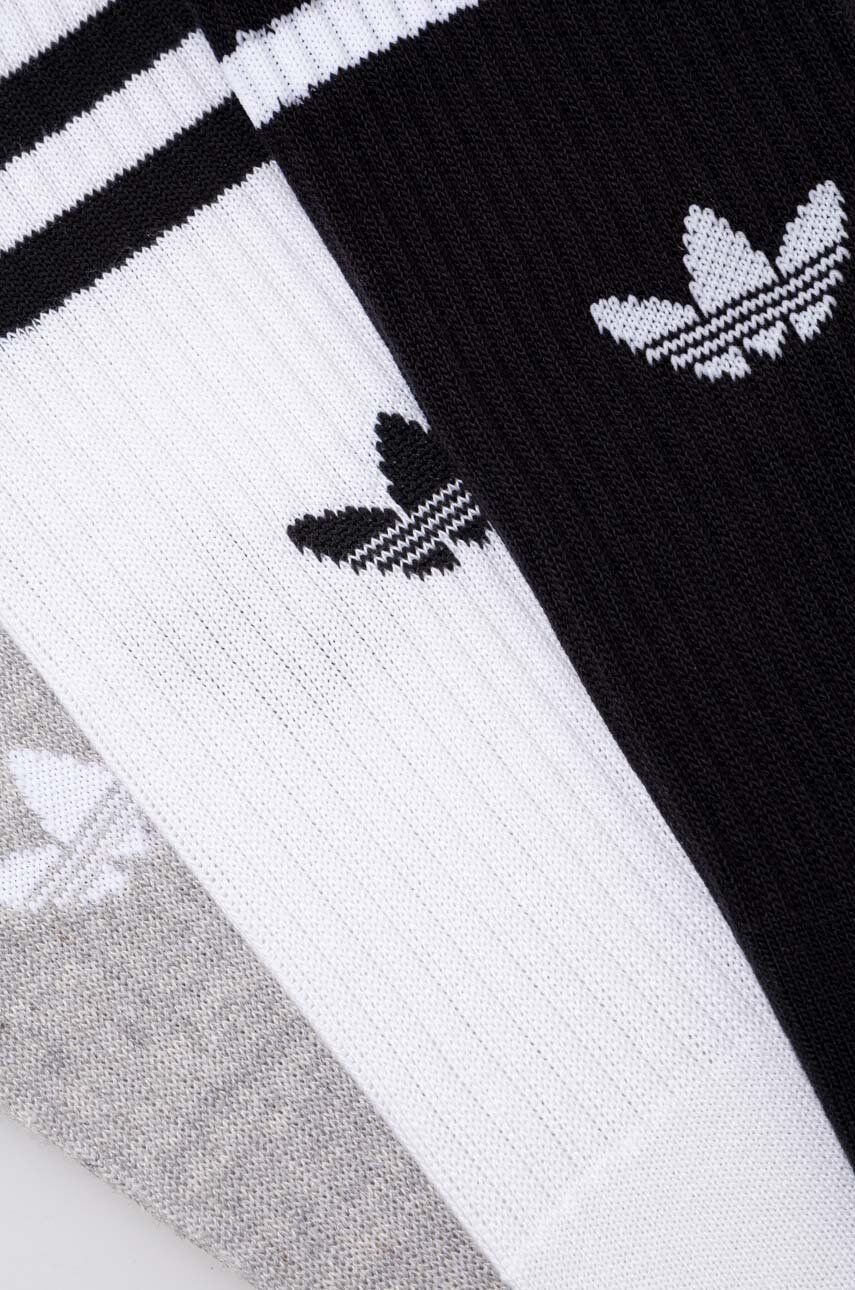 Шкарпетки Adidas HIGH CREW SOCK Білий, Сірий, Чорний 46-48, фото №2