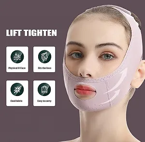 Наклейка для подтяжки лица CCAIPU Дышащая Легкая Ледяной шелк V-образные ремни для лица synthetic.ua - Фото 1