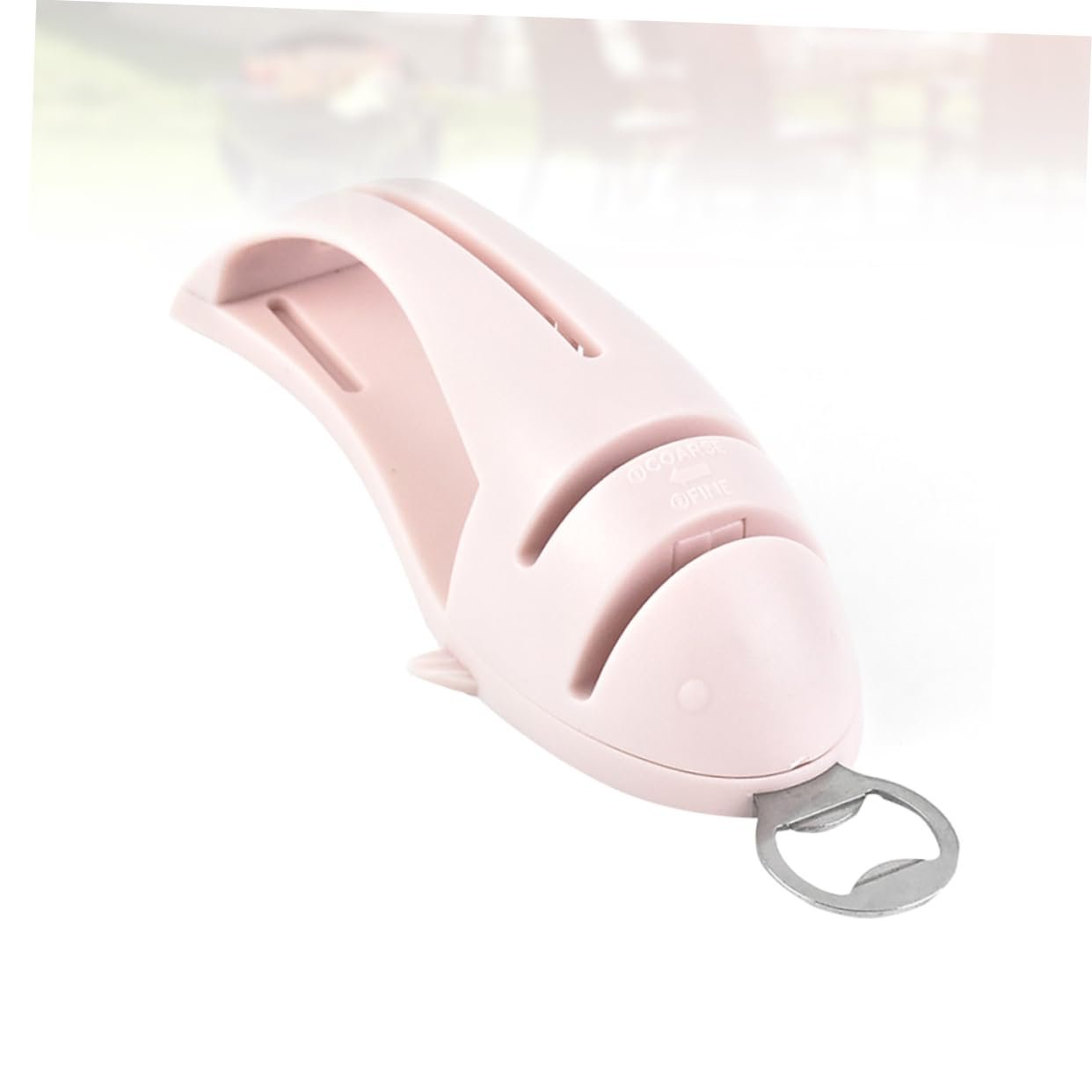 Точилка для ножей ABOOFAN многофункциональная с открывалкой Pink, фото №7