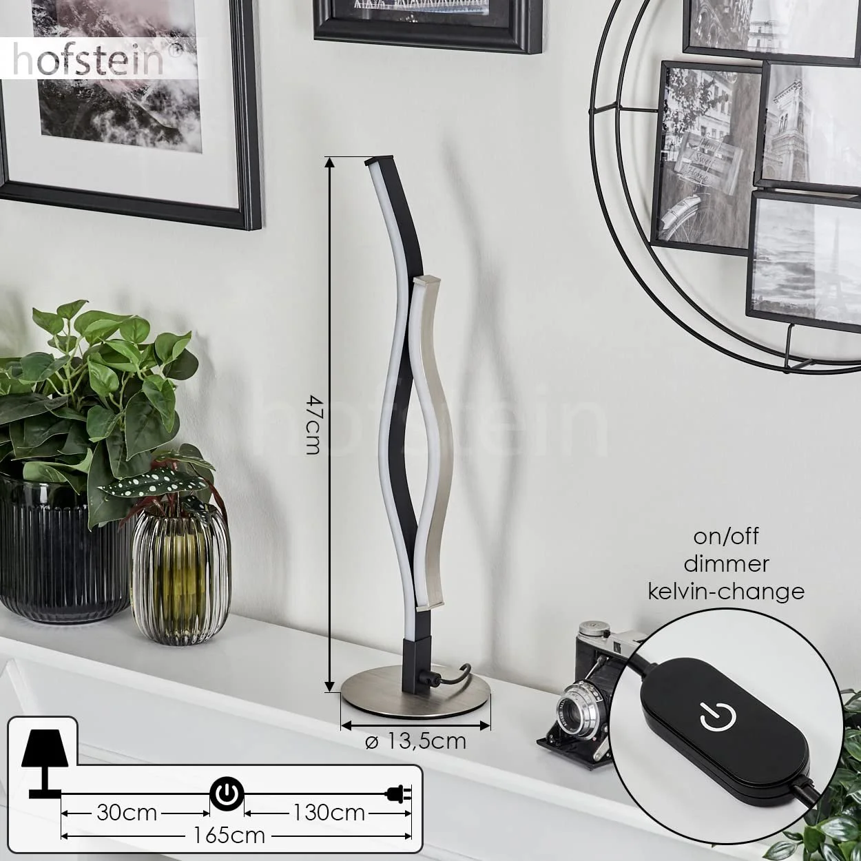 Настільна лампа Serlande LED Reading Lamp димована 8 Вт 900 Лм 2300-4000 К Чорний / Матовий алюміній / Білий, фото №5