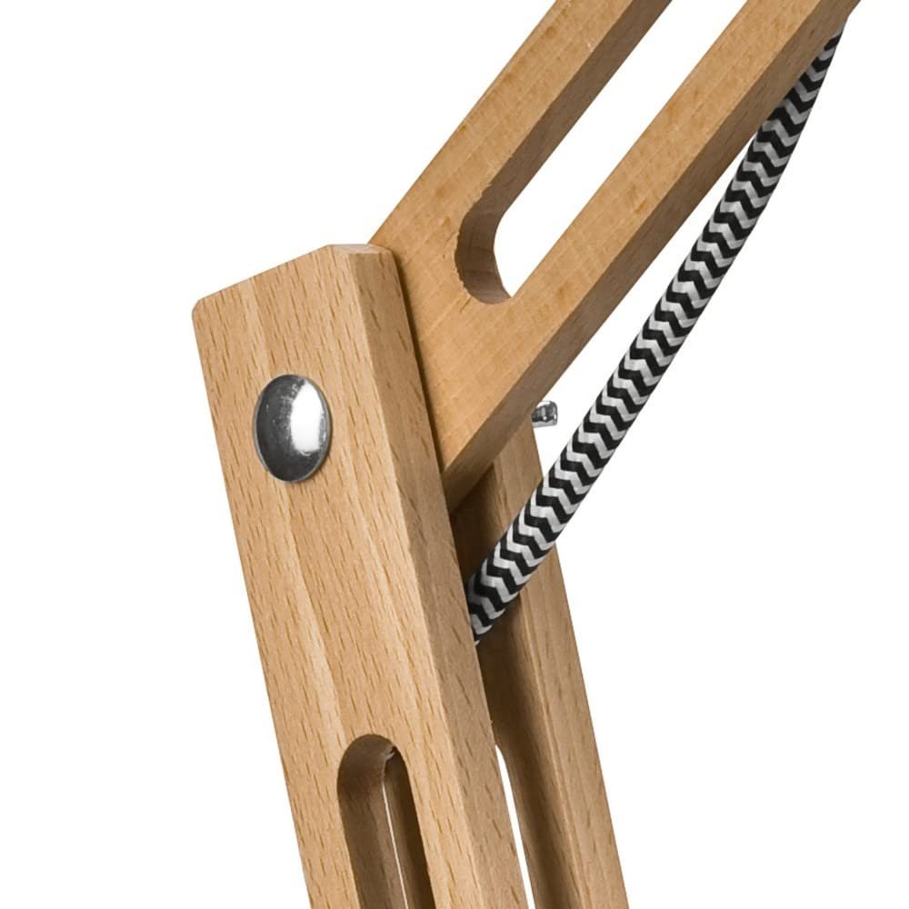 Настільна лампа MARCELLO 1x E27/60 Вт/230 В Біла, фото №4