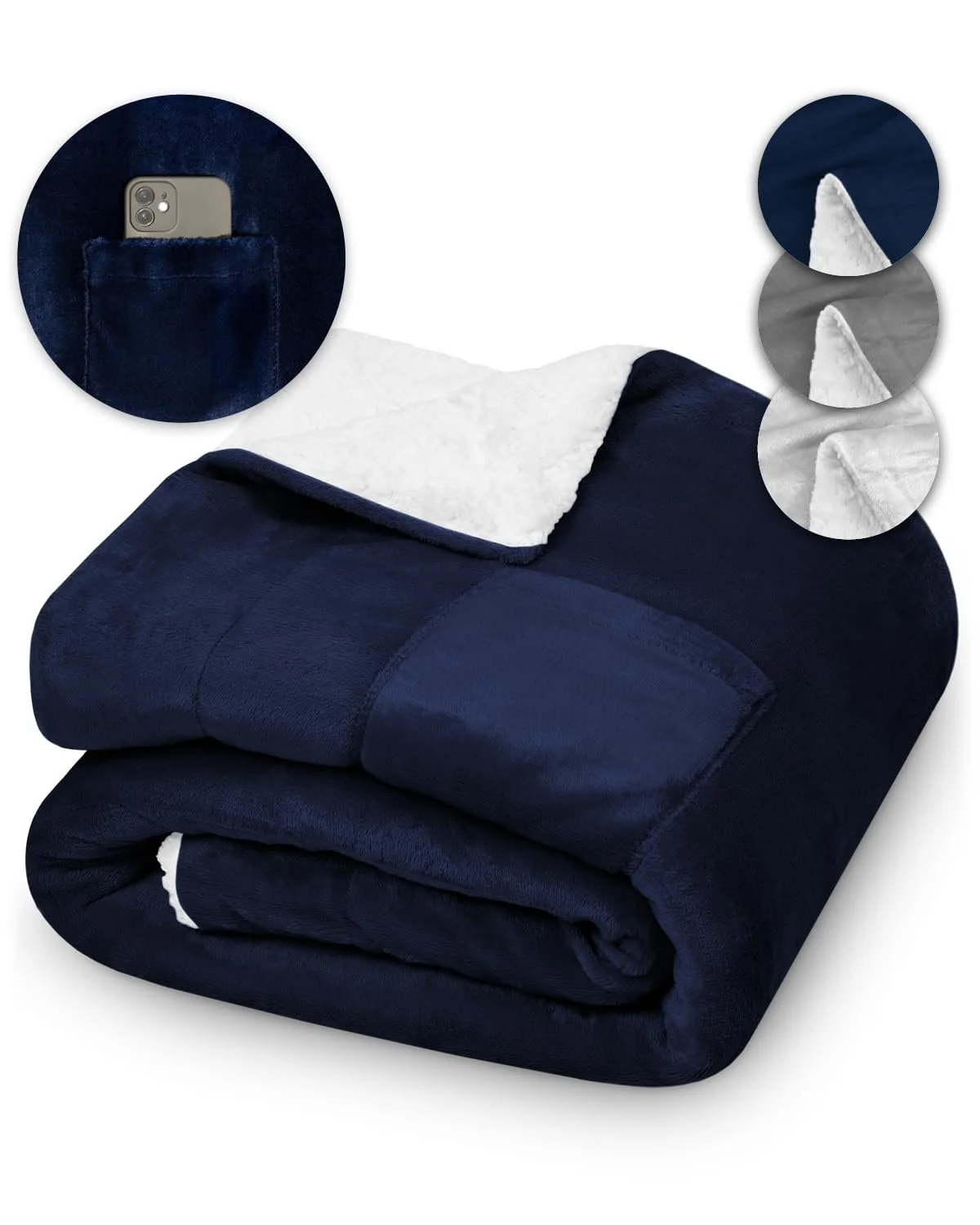 Плед Kami М'який, 150 x 200 см, Пухнастий для вітальні, дивана, ліжка, фото №1