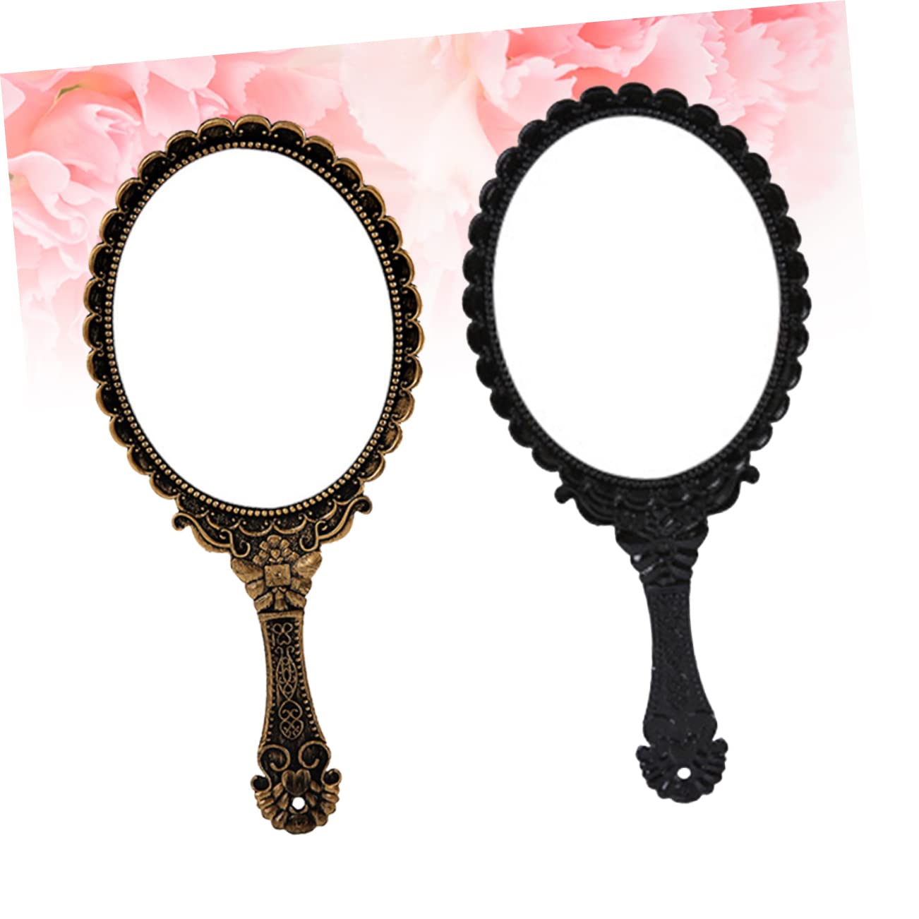 Ручне дзеркало Angoily Schminkspiegel Griffspiegel Handspiegel 4 шт. Шаблон, фото №5 Ручне дзеркало Angoily Schminkspiegel Griffspiegel Handspiegel 4 шт. Шаблон, фото №5