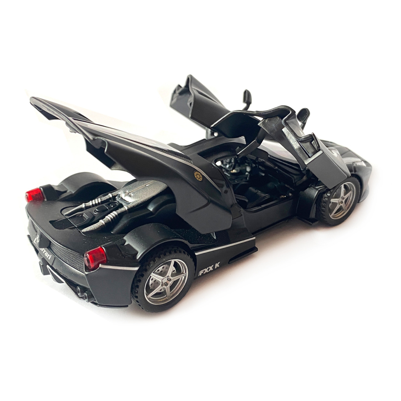 Машинка детская АвтоЕксперт металлопластик черный матовая LaFerrari свет звук иннерц откр двери баг, фото №6